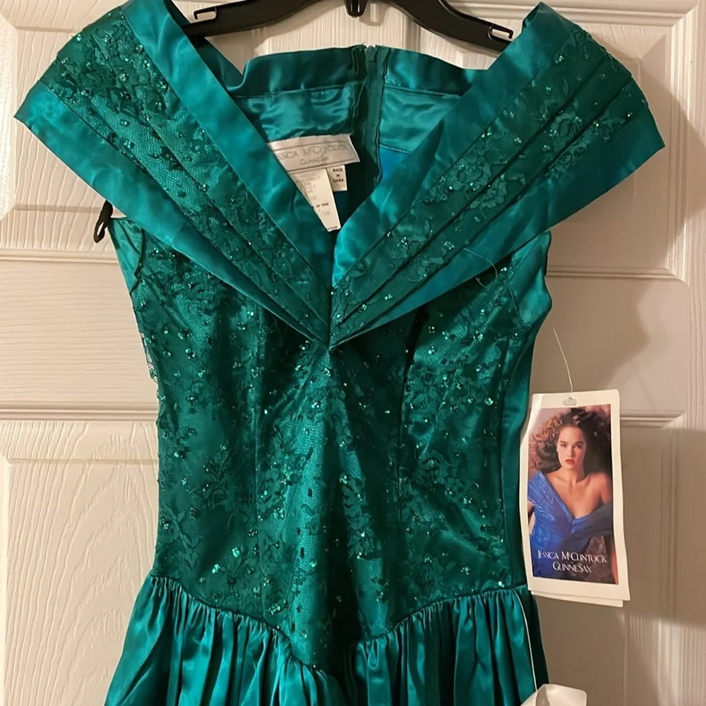 VINTAGE Jessica McClintock Gunne Sax Dress - Picture 2 of 4